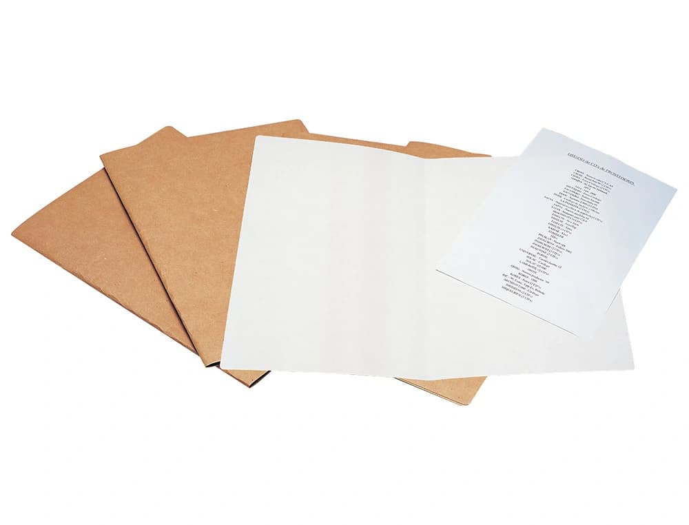 Subcarpeta liderpapel kraft interior 240g/m2