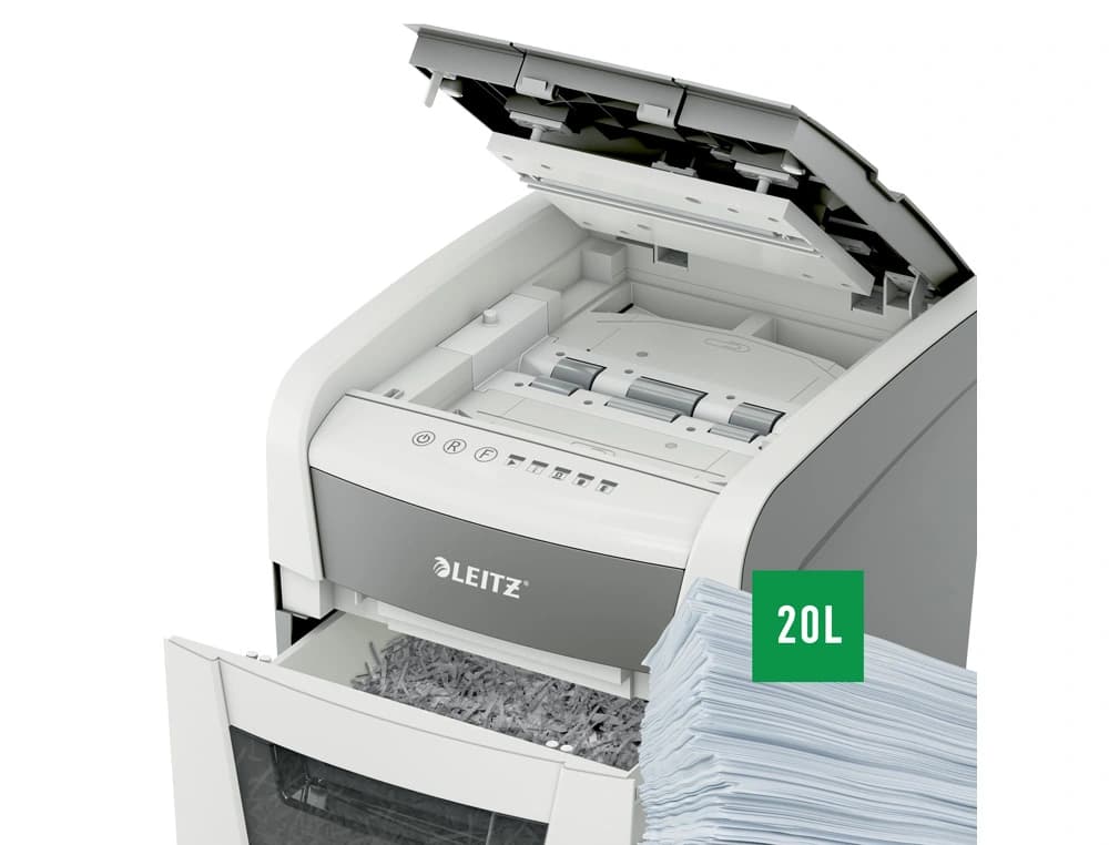 Destructora de documentos leitz iq auto+ office 50 capacidad de corte 50 hojas destruye grapas y clips