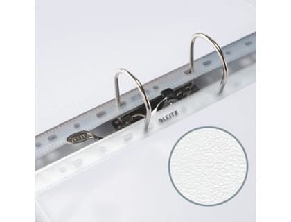 Funda multitaladro leitz con fuelle din a4 con refuerzo 170 mc cristal pack de 10 unidades
