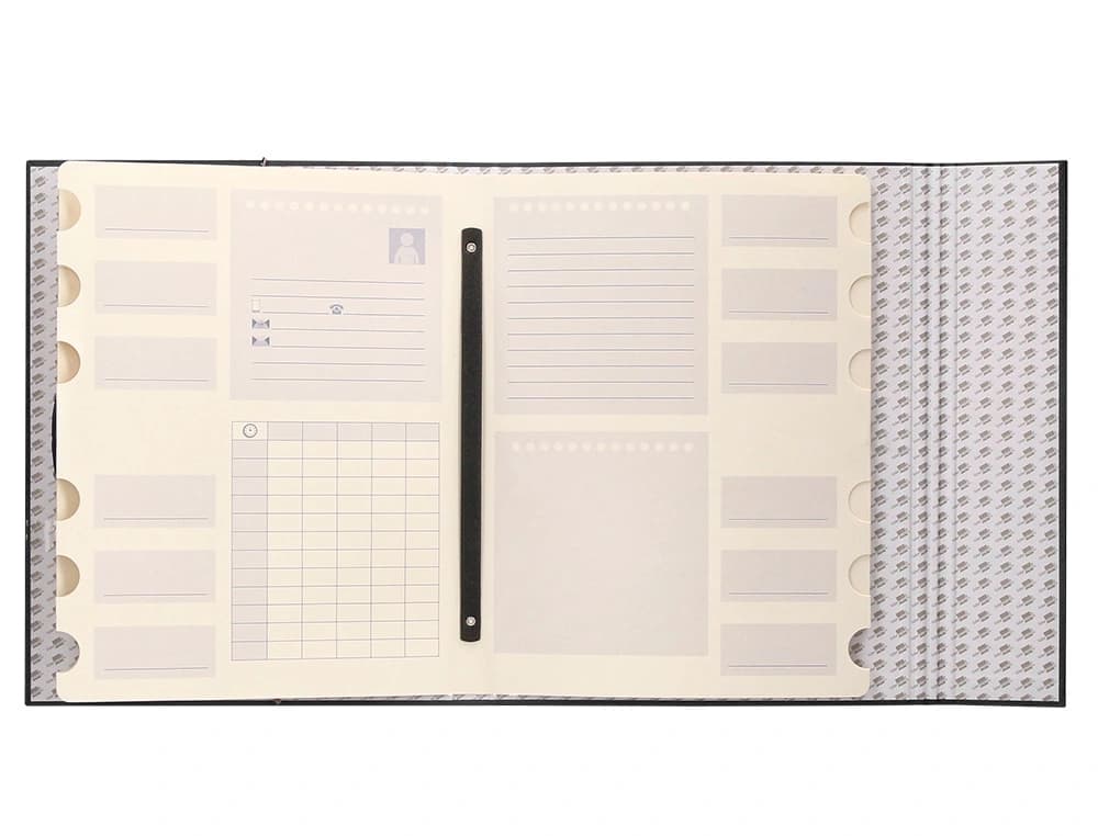 Carpeta clasificadora liderpapel 12 departamentos folio prolongado carton forrado