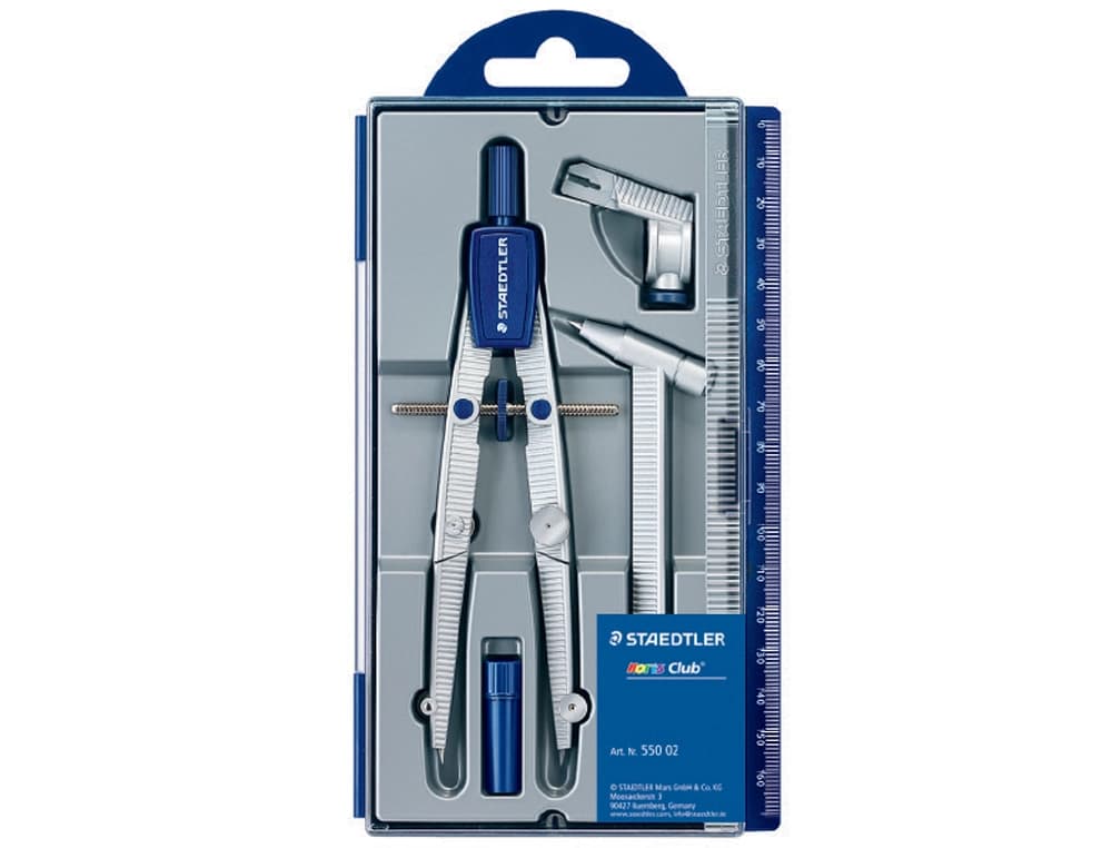 Compas staedtler noris club micrometrico con alagardera