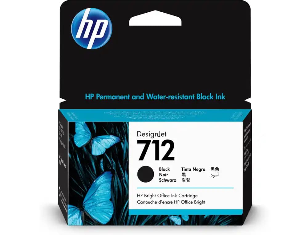 Hp Ink-jet hp 712 t210/230/250/630/650 negro