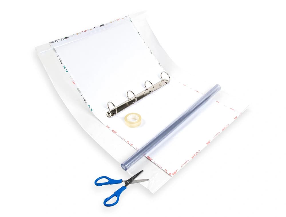 Rollo plastico forralibros liderpapel 0,45x5 mt 70 mc