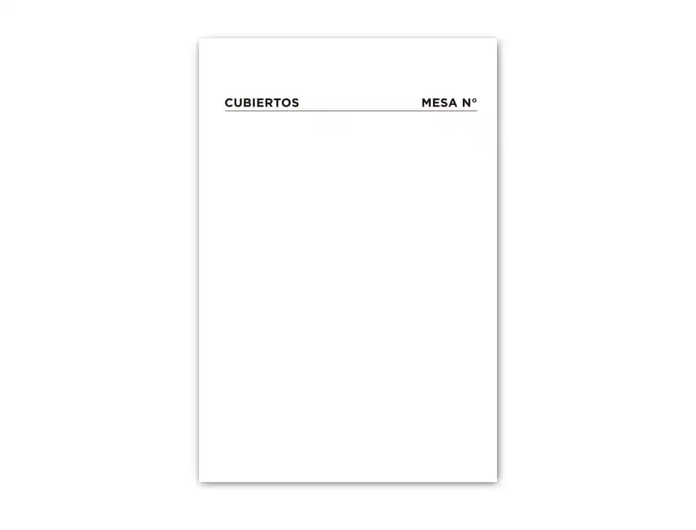 Talonario liderpapel camarero mesa octavo original y copia 231 papel autocopiante