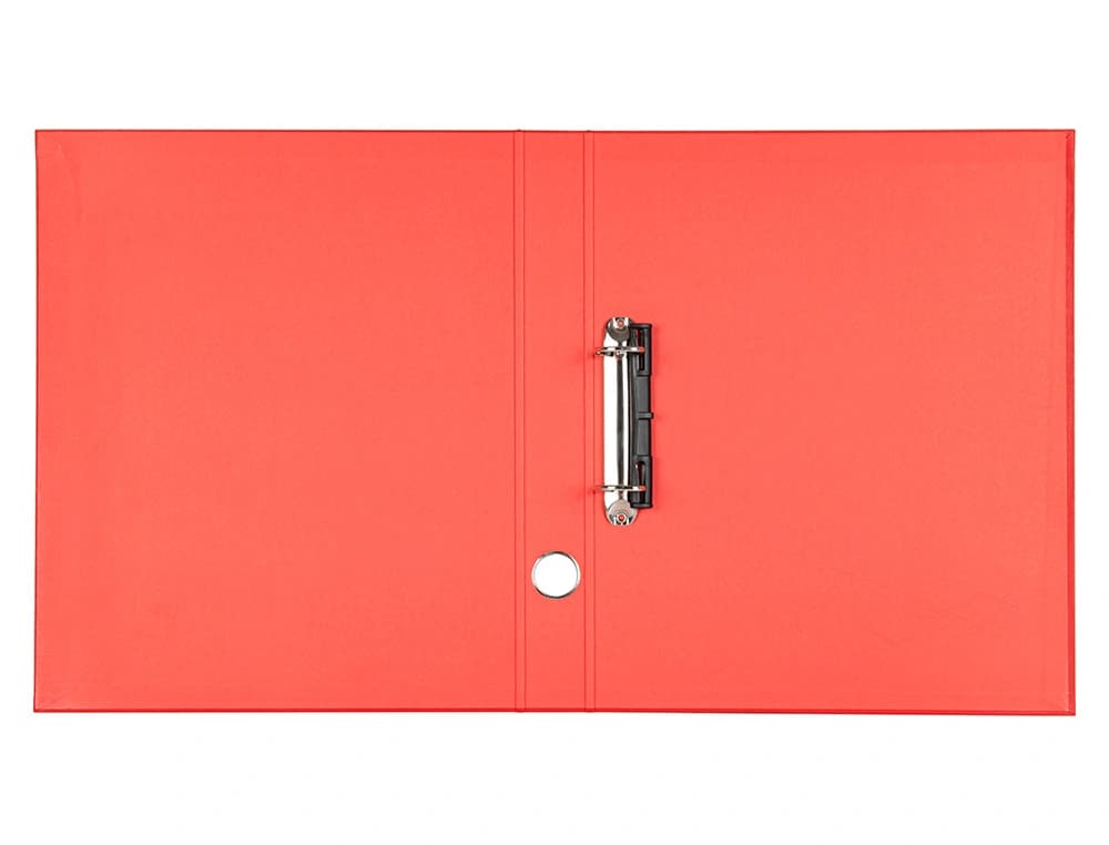 Módulo Liderpapel de 4 archivadores tamaño folio con 2 anillas mixtas de 25 mm – Rojo
