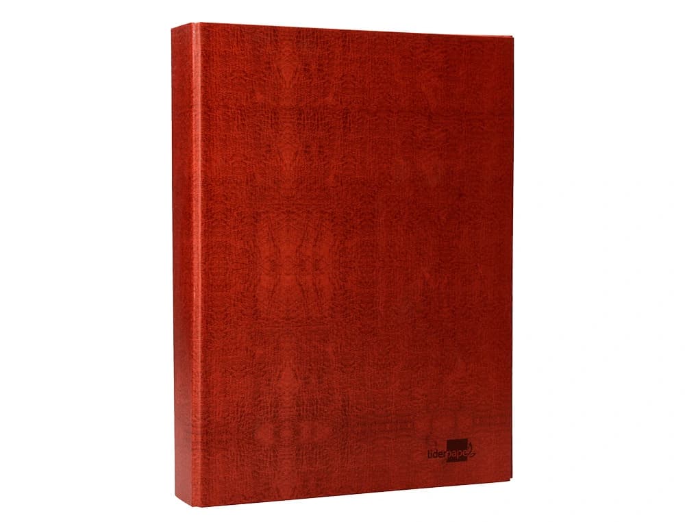 Carpeta de 4 anillas 25mm mixtas liderpapel folio carton forrado paper coat