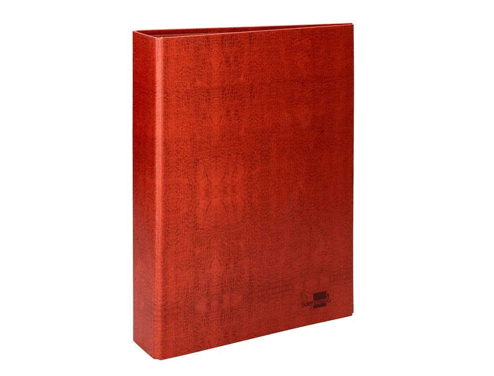 Carpeta de 4 anillas 25mm mixtas liderpapel folio carton forrado paper coat
