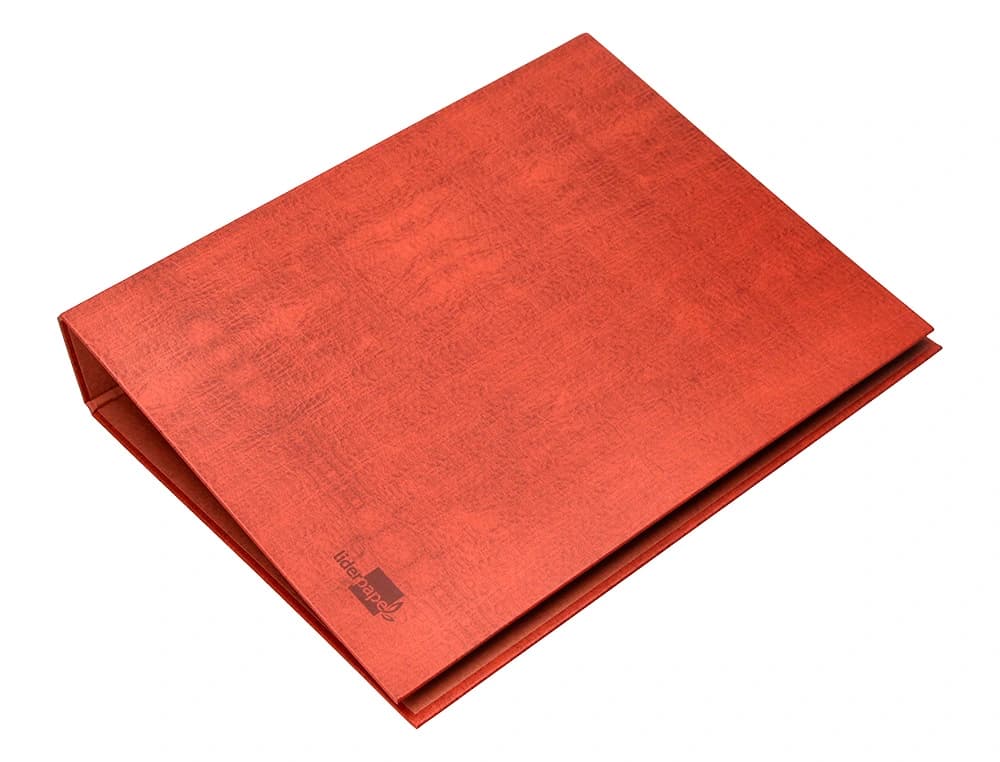 Carpeta de 4 anillas 25mm mixtas liderpapel folio carton forrado paper coat