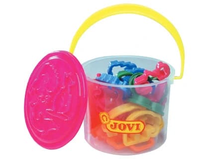 Jovi Moldes de corte Jovi para plastilina, cubo de 24 unidades en 6 modelos