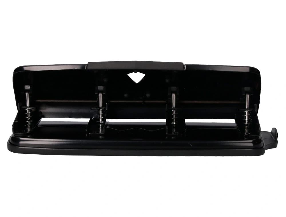 Taladrador q-connect kf01238 negro 4 taladros abertura 1,6 mm capacidad 16 hojas
