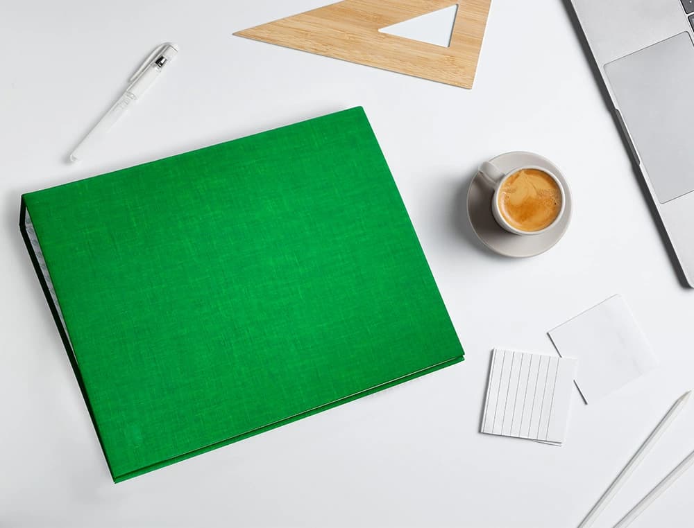 Carpeta de 4 anillas 40mm mixtas liderpapel folio carton forrado paper coat