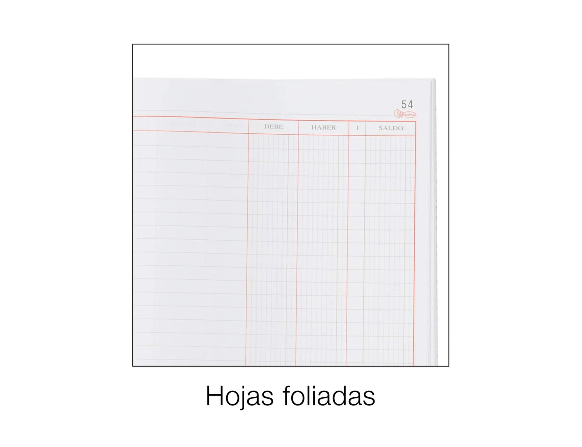 Libro miquelrius cartone 3016 folio 100 hojas cuentas corrientes debe haber y saldo