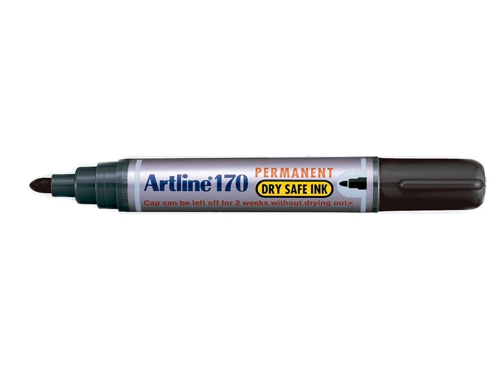 Rotulador artline marcador permanente 170 punta redonda 2 mm antisecado