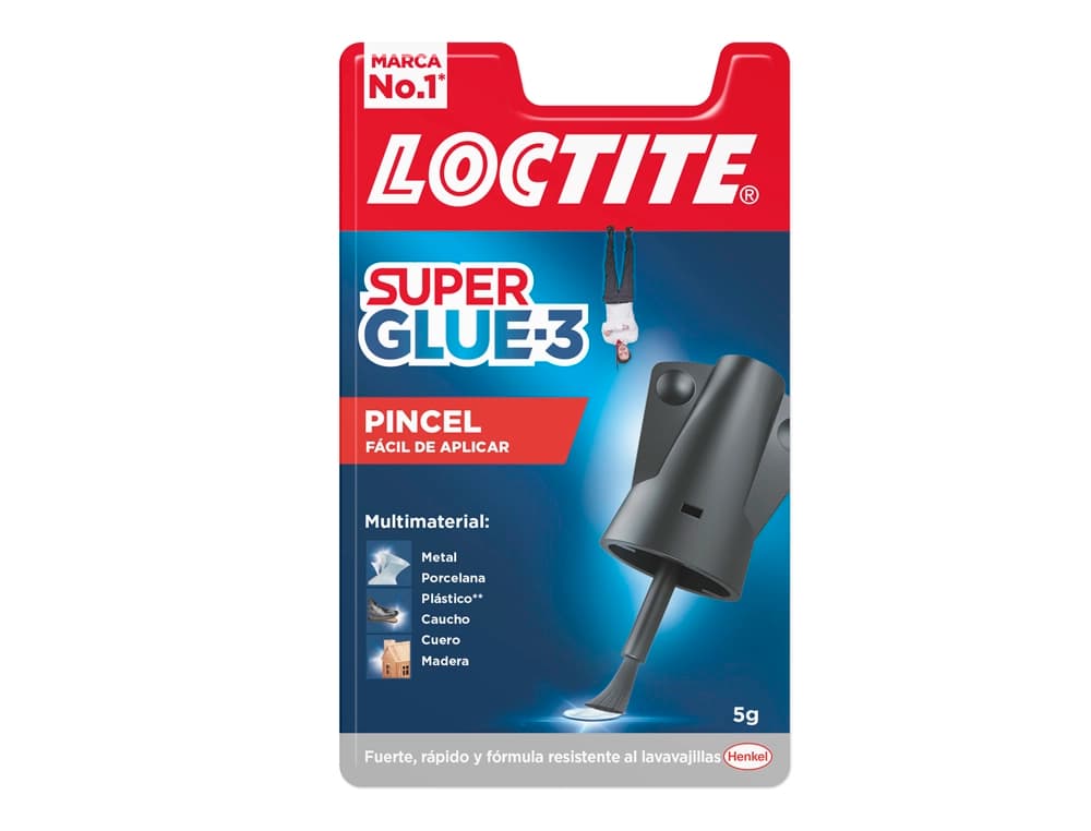 Pegamento loctite 5 gr aplicador de pincel adhesivo instantaneo
