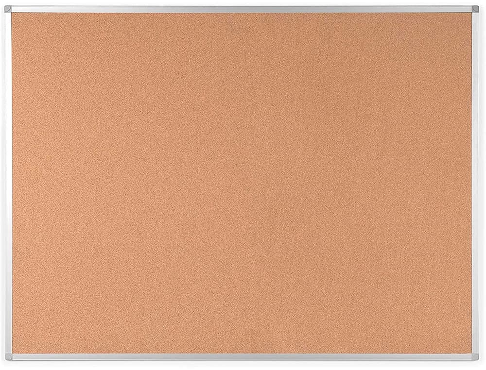 Pizarra corcho q-connect 120x90 cm marco aluminio