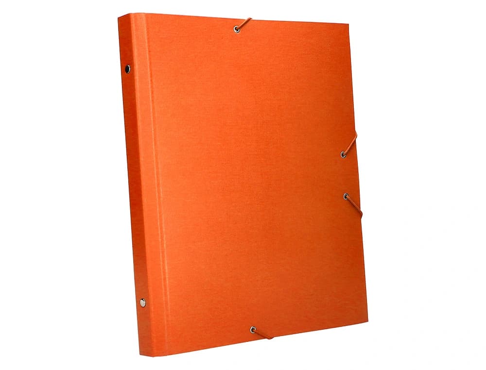Carpeta clasificadora Liderpapel folio prolongado de cartón forrado con 12 departamentos – Naranja