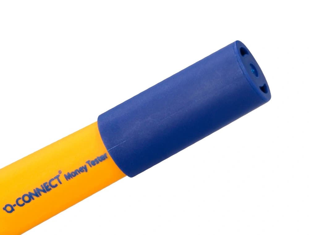 Rotulador q-connect money tester detector de billetes falsos