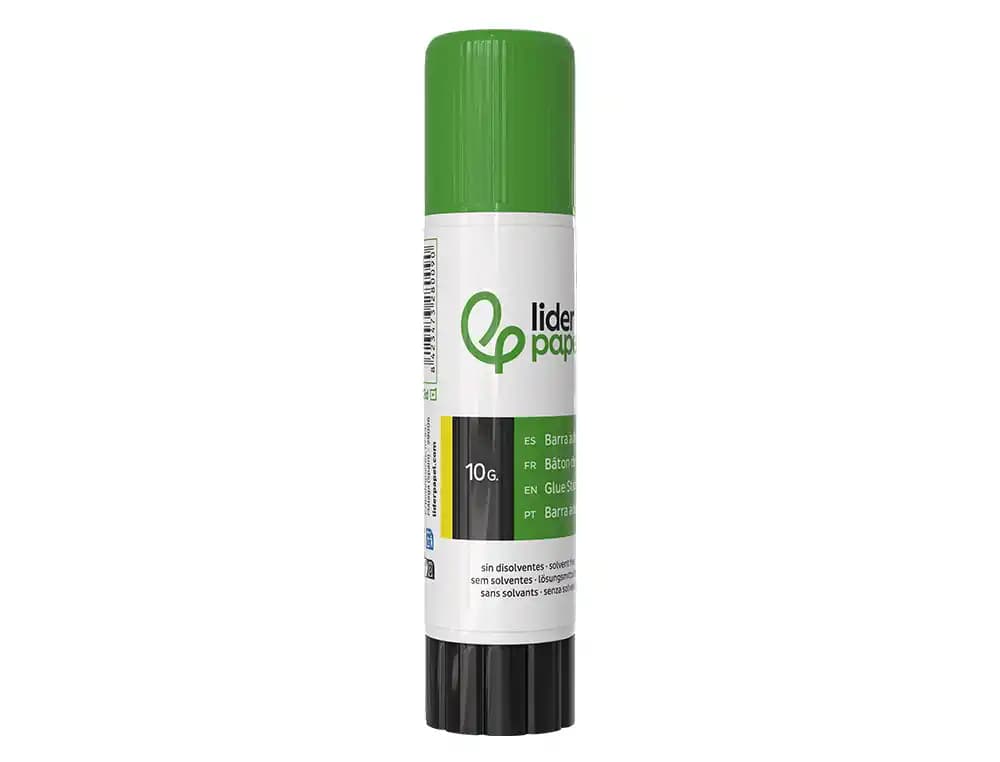 Pegamento liderpapel en barra 10 gr unidad