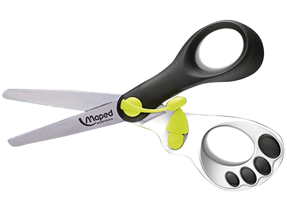 Tijera escolar maped magic up koopy 13cm con resorte para facilitar la accion del corte unidad