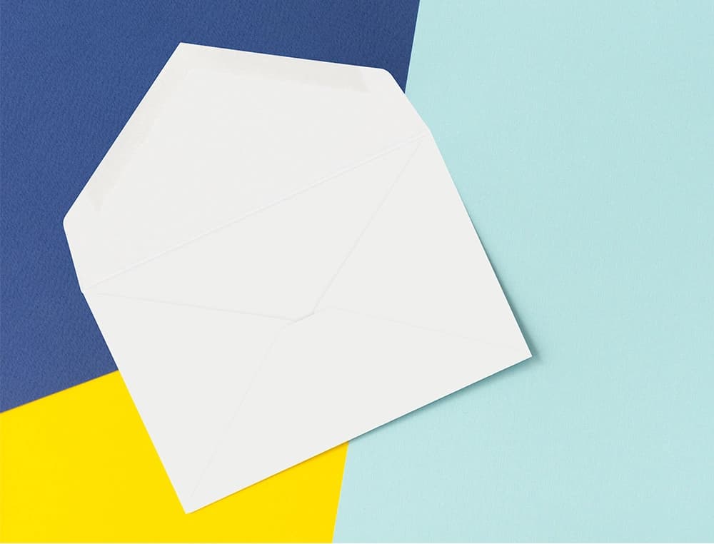 Sobre liderpapel blanco registro extra 90x140 mm caja de 100 unidades