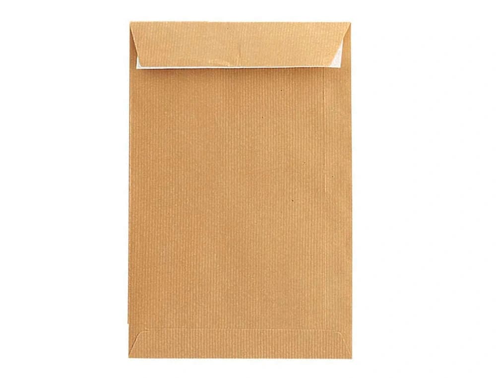 Sobre liderpapel k-36 bolsa kraft 370x450 mm caja de 100 unidades
