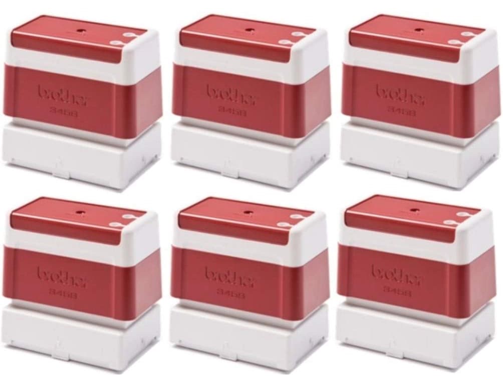 Sello automático Brother de 34 × 58 mm – Rojo