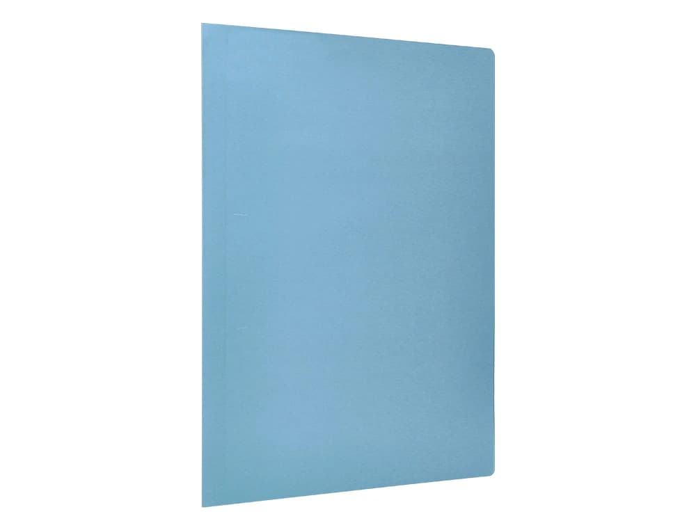 Subcarpeta de archivo Liderpapel de cartulina en colores pastel, intensos y kraft – Celeste intenso