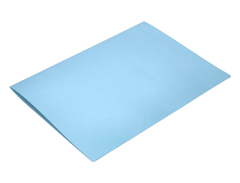 Subcarpeta de archivo Liderpapel de cartulina en colores pastel, intensos y kraft – Celeste intenso