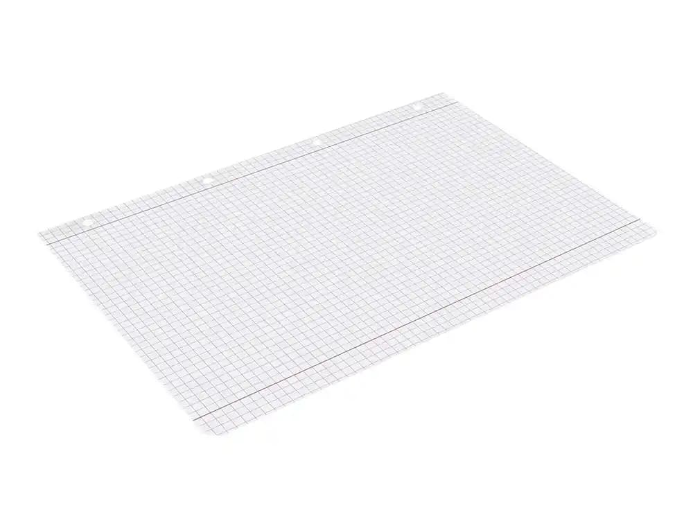 Recambio liderpapel a5 100 h 100gr cuadro 5mm con m argen 6 taladros