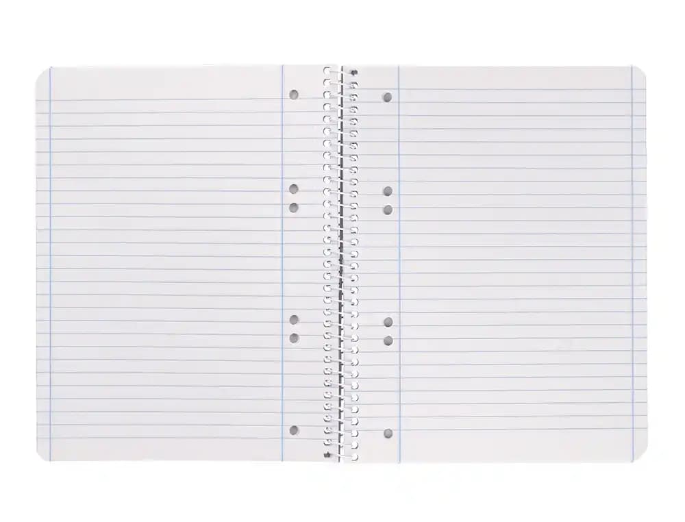 Cuaderno espiral liderpapel a5 micro serie azul tapa blandblanda 80h 75gr horizontal 6 taladros azul