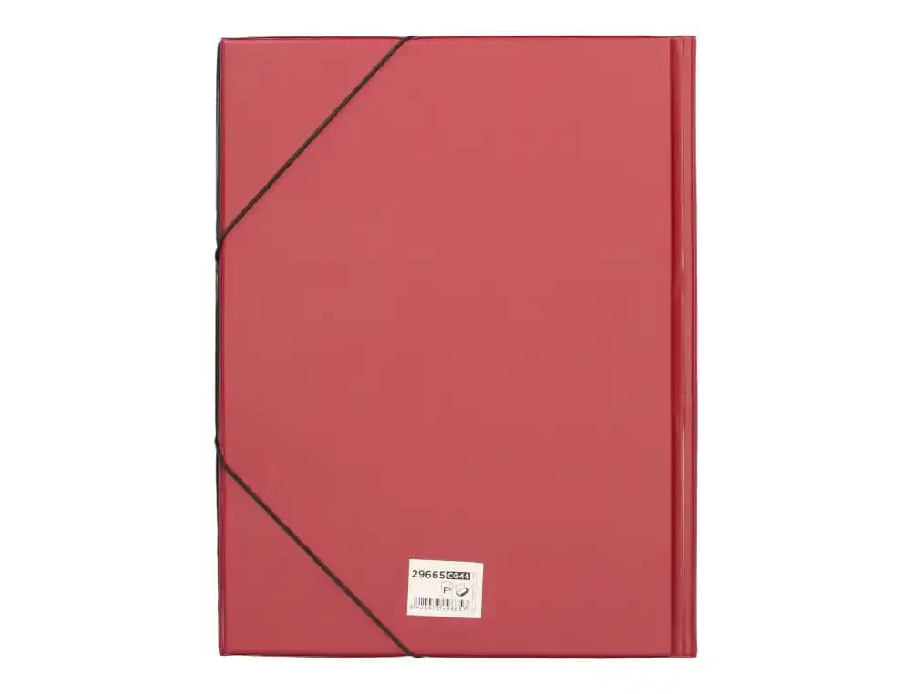 Carpeta liderpapel gomas tres solapas plastico folio