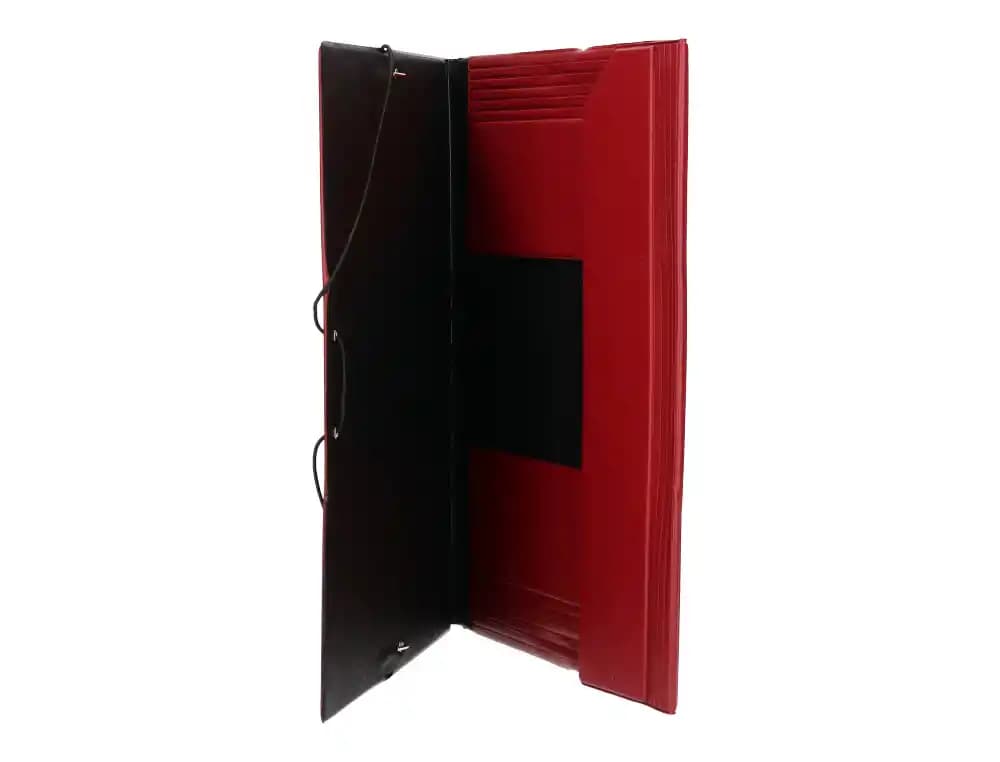 Carpeta liderpapel gomas tres solapas plastico folio