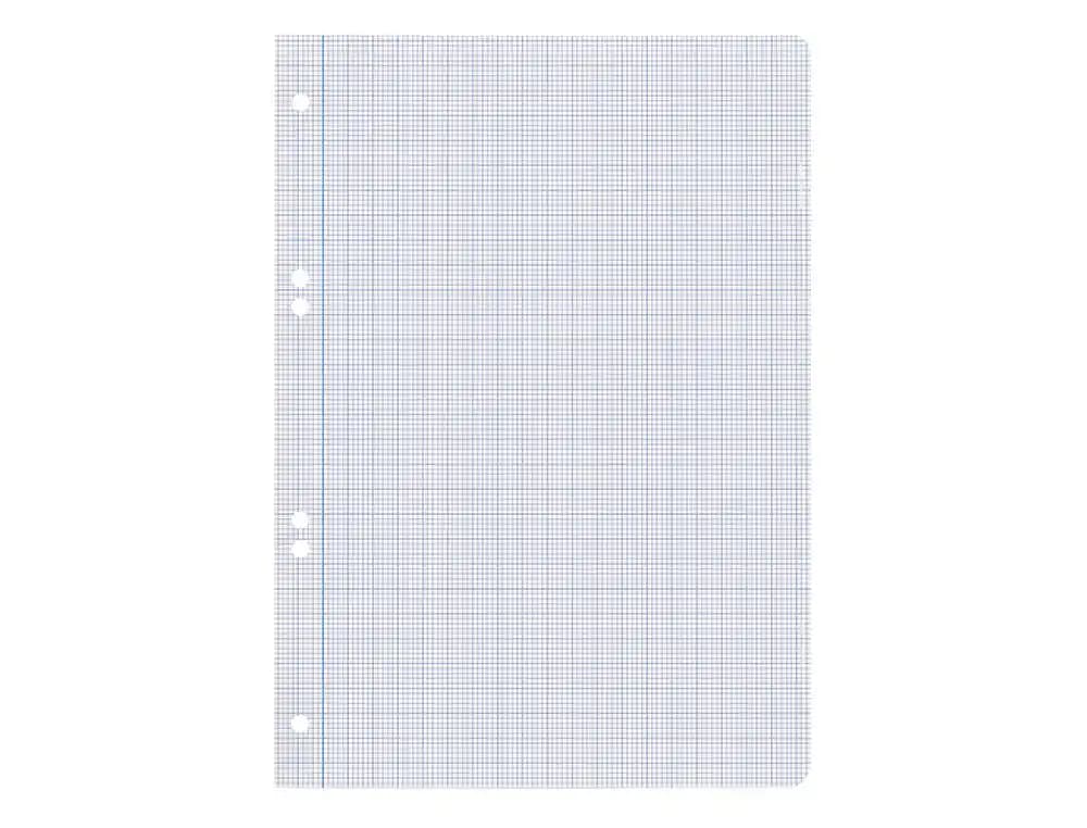 Recambio liderpapel cuarto 100 hojas 60gr milimetrado sin margen 6 taladros