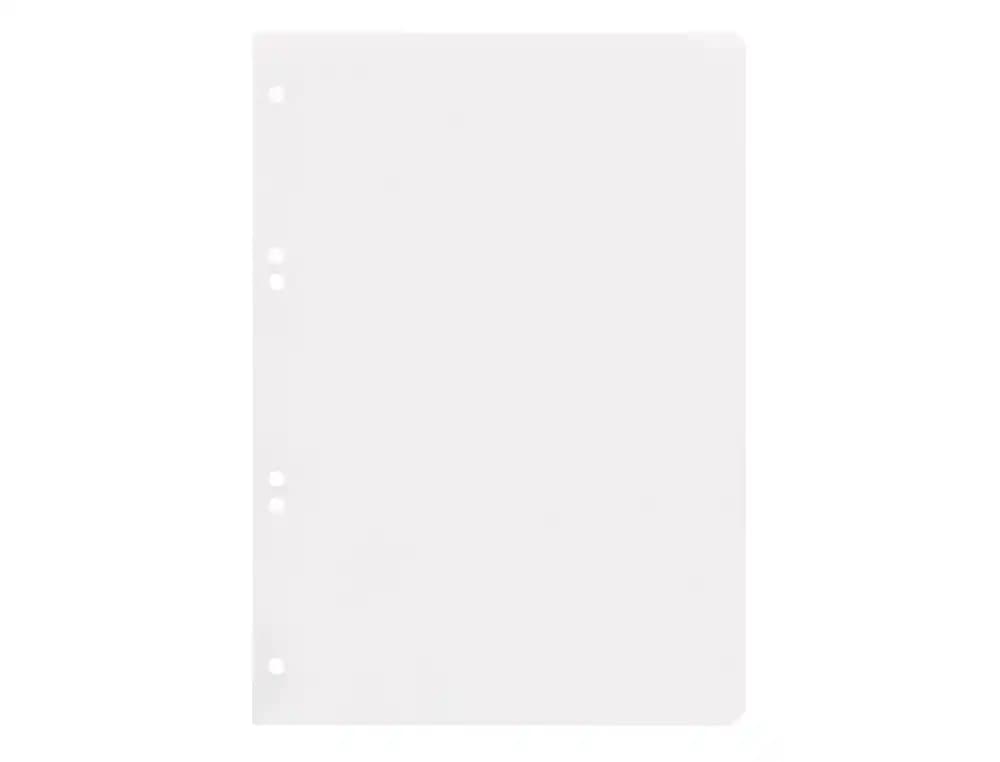 Recambio liderpapel cuarto 100 hojas 60gr liso sin margen 6 taladros
