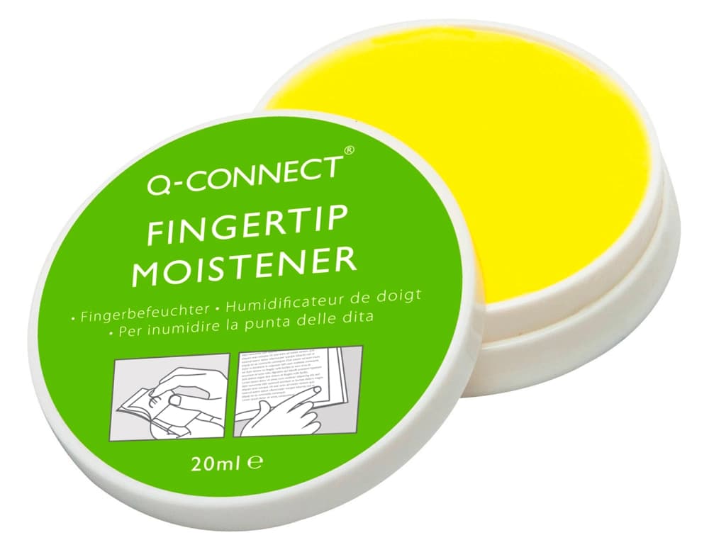 Humedecedor de dedos q-connect para pasar paginas y contar billetes envase de 20 ml