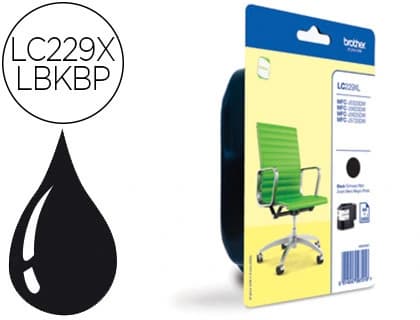 Brother Ink-jet brother lc229xlbk mfc-j5320dw / 5620dw / 5625dw / 5720 dw negro 2400 pag