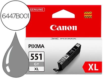 Canon Ink-jet canon 551 xl pixma ip7250 / mg5450 / mg6350 gris