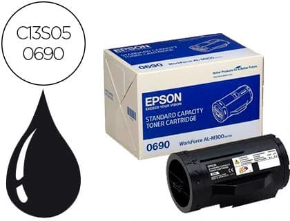 Epson Toner epson 0690 workforce al-m300 / al-mx300 negro 2.700 pag