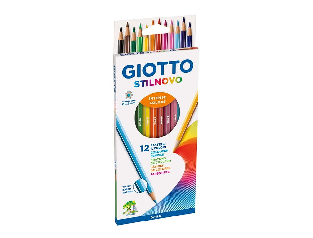 Lapices de colores giotto stilnovo 12 colores unidad