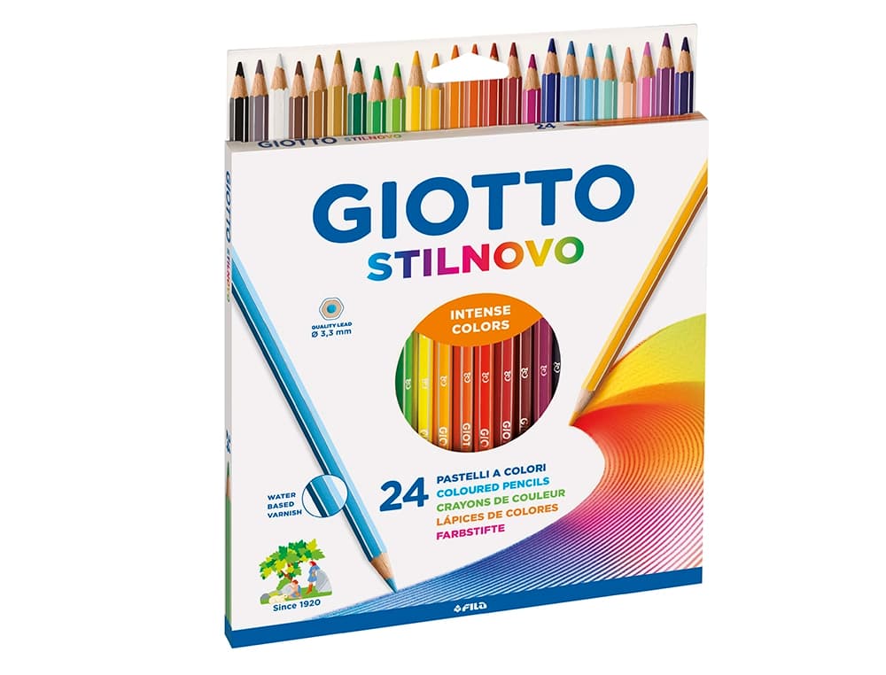 Lapices de colores giotto stilnovo 24 colores unidad
