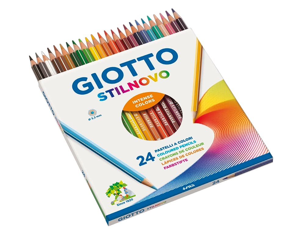 Lapices de colores giotto stilnovo 24 colores unidad