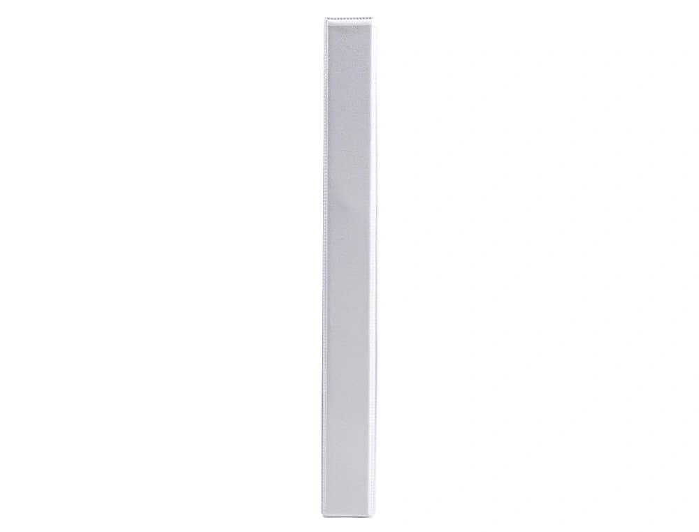 Carpeta canguro 2 anillas mixtas 16mm liderpapel a4 plastico color blanco