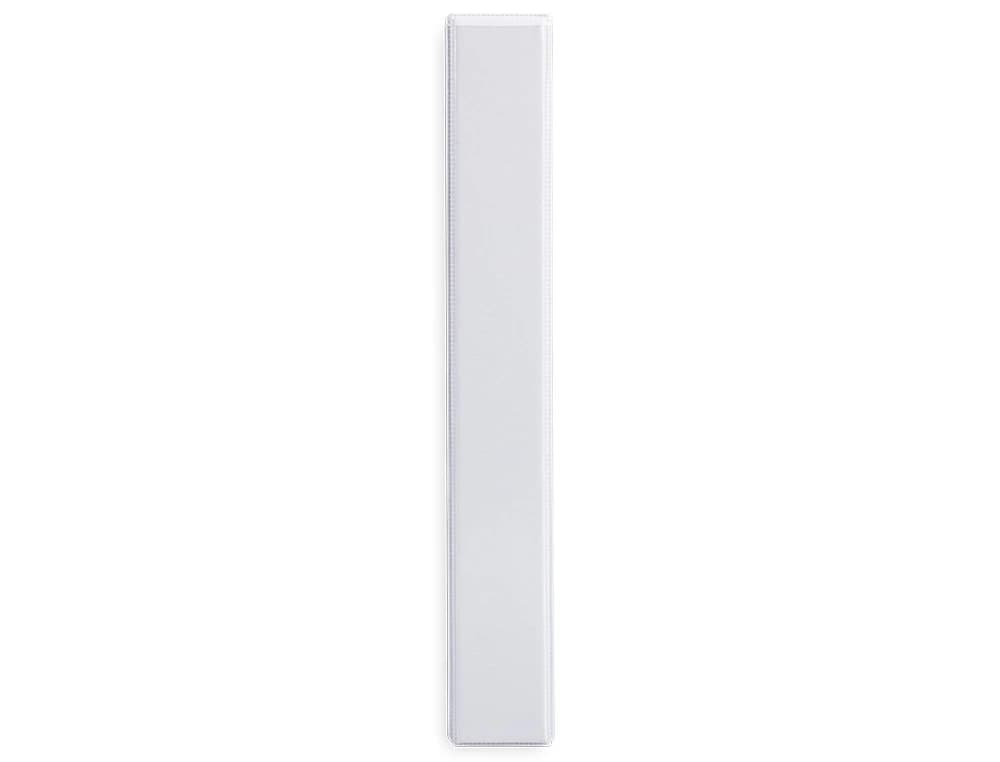 Carpeta canguro 4 anillas mixtas 25mm liderpapel a4 plastico color blanco