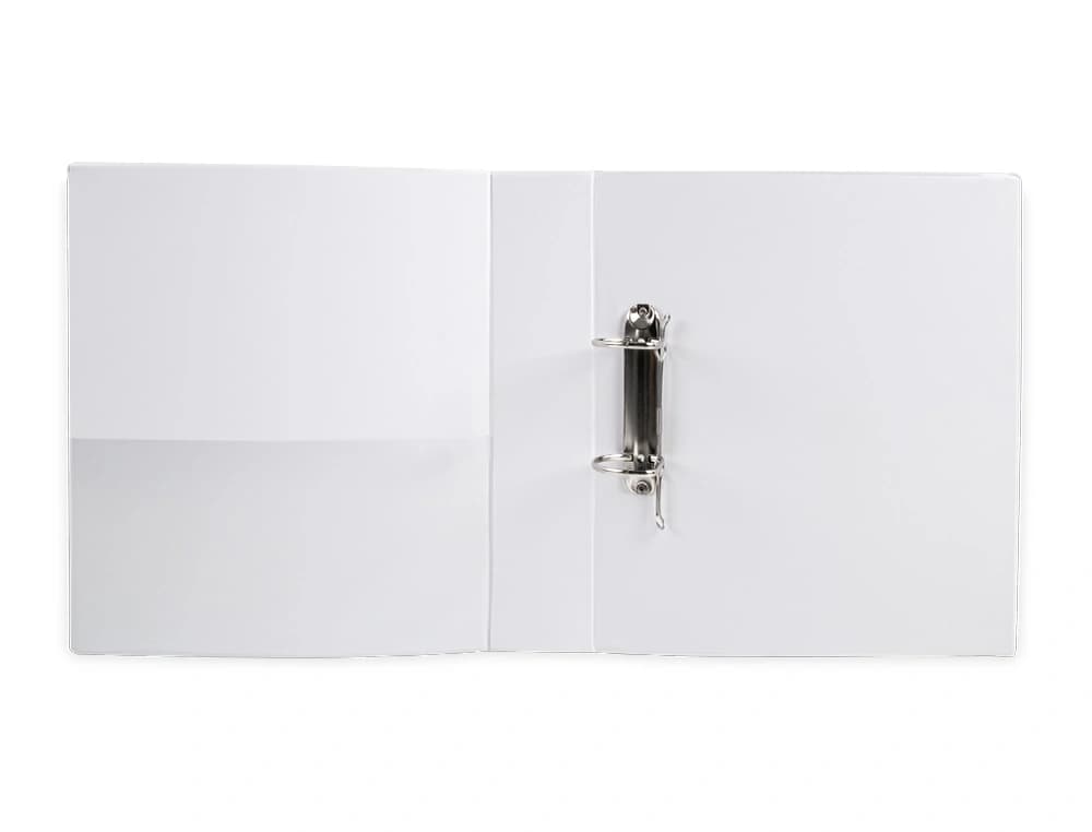 Carpeta canguro 2 anillas mixtas 55mm liderpapel a4 plastico color blanco