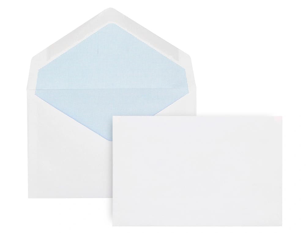 Sobre liderpapel n.1 blanco minimo normalizado 90x140mm engomado solapa de pico caja de 500 unidades
