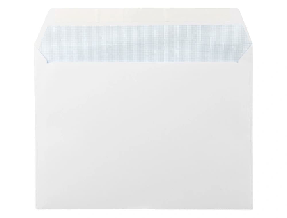 Sobre liderpapel n.14 blanco din c4 229x324 mm tira de silicona caja de 250 unidades