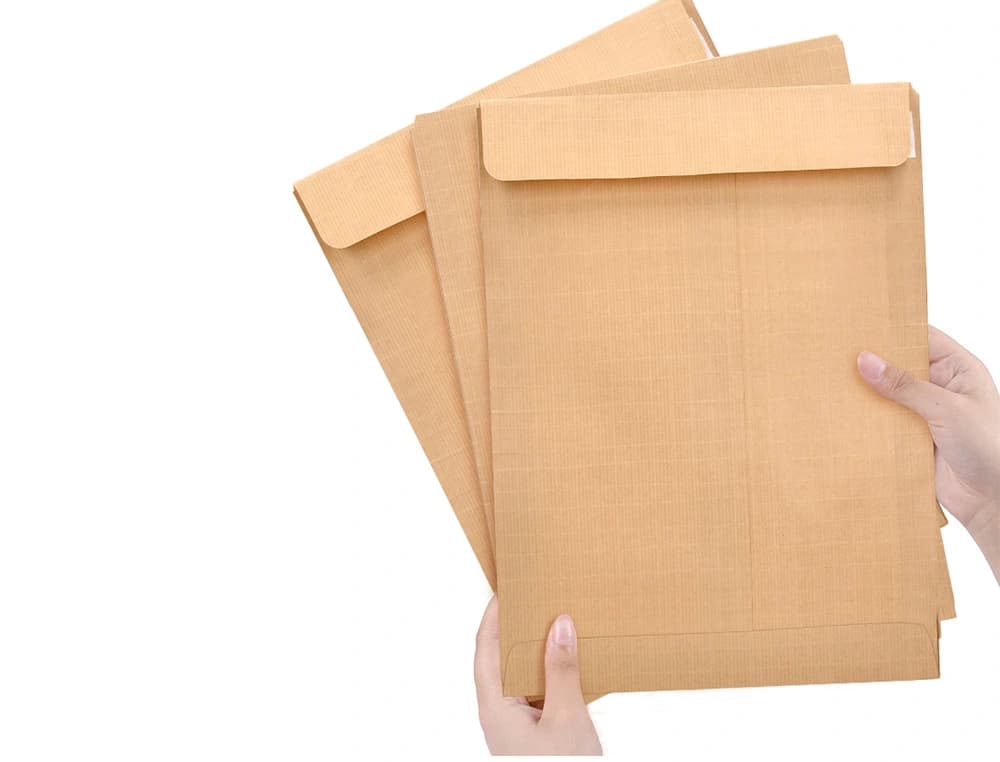 Sobre liderpapel bolsa n.6 kraft cuarto prolongado 184x261mm tira de silicona caja de 250 unidades