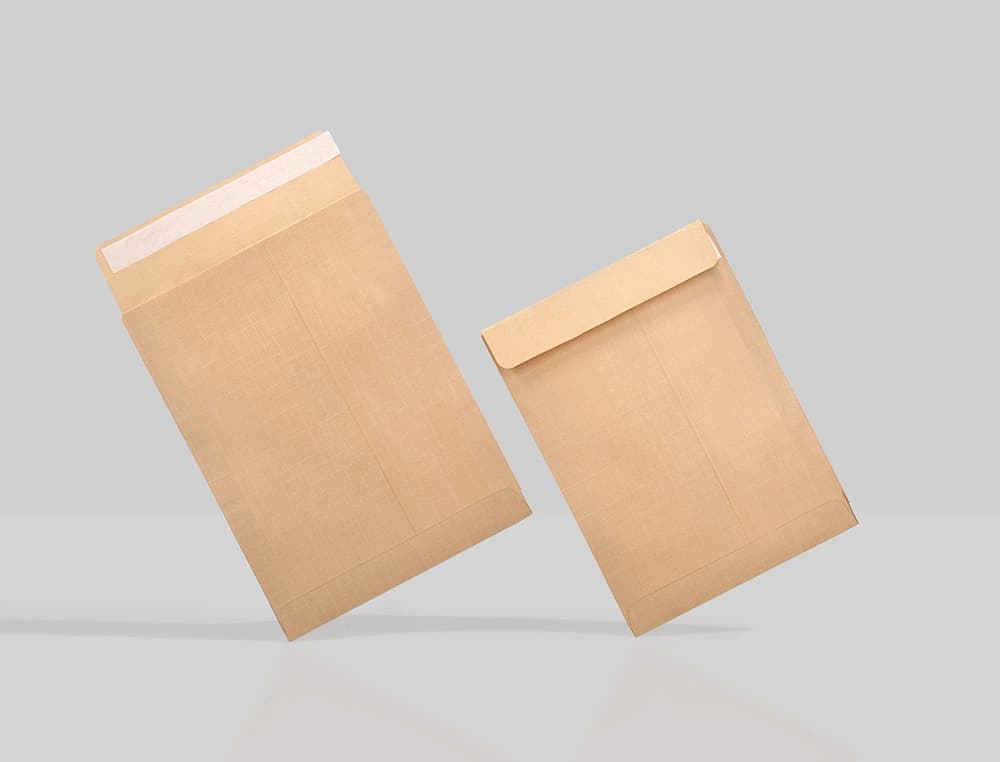 Sobre liderpapel bolsa n.13 kraft 310x410 mm tira de silicona caja de 250 unidades
