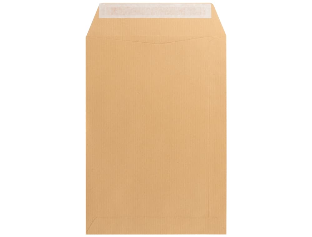 Sobre liderpapel bolsa n.13 kraft 310x410 mm tira de silicona caja de 250 unidades