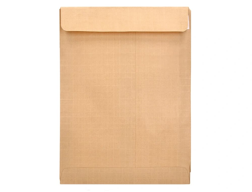 Sobre liderpapel bolsa n.13 kraft 310x410 mm tira de silicona caja de 250 unidades